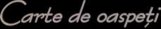 Carte de oaspeţi